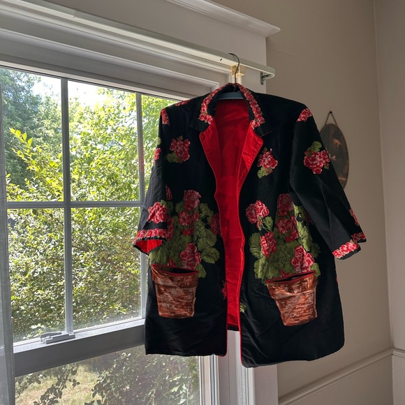 VTG Floral Blazer - Picture 1 of 6